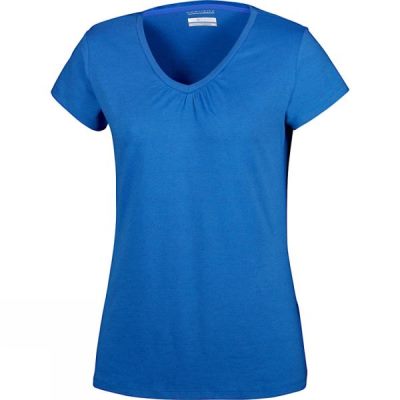 Tee Columbia Shadow Time II Mujer Azules - Chile VYE976318